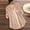 Orange, variant on Women Tops Plus Size Three Quarter Striped Print V-Neck Loose Fit Top T-Shirt Blouse