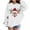White, variant on Lorytime Christmas Sweater for Kids Girls Boys Reindeer Hoodies Long Sleeve Pullover Drop Shoulder Cute Tops Red 3 Years