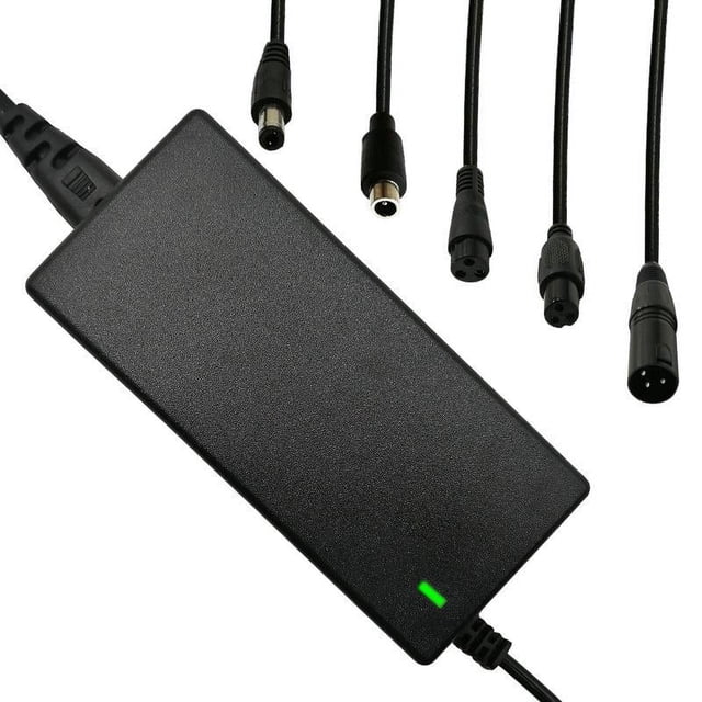 Cargador para Patinete Eléctrico, Cargador Universal 42V 2A para Hoverboard, Patinete Eléctrico, Drift Board, Xiaomi M365/Pro 2, Cargador Universal con 3 Conectores (UE)