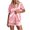 06-Red, variant on Yutgune Women's Satin Pajama Sets Pjs Sets For Women Satin Button Up Shirt Shorts Pajamas For Women Set M-XXL