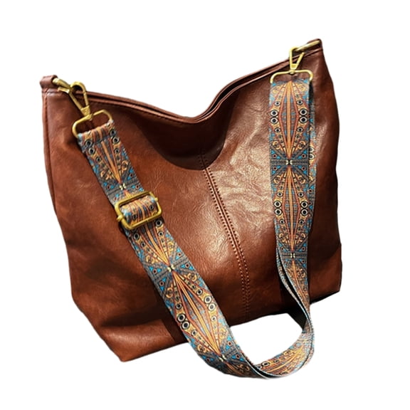 Necvior Vintage Shoulder Bag Elegant Leathers Crossbody Bag Women Handbags Commute Bag