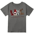 thumbnail image 1 of Hauts d'Été pour Femmes 2023 T-Shirts Imprimés Grande Taille Col Rond Imprimé Chat Manches Courtes Tee Graphique, 1 of 4