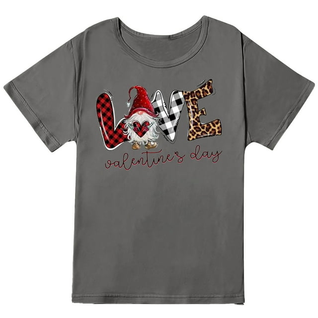 Hauts d'Été pour Femmes 2023 T-Shirts Imprimés Grande Taille Col Rond Imprimé Chat Manches Courtes Tee Graphique
