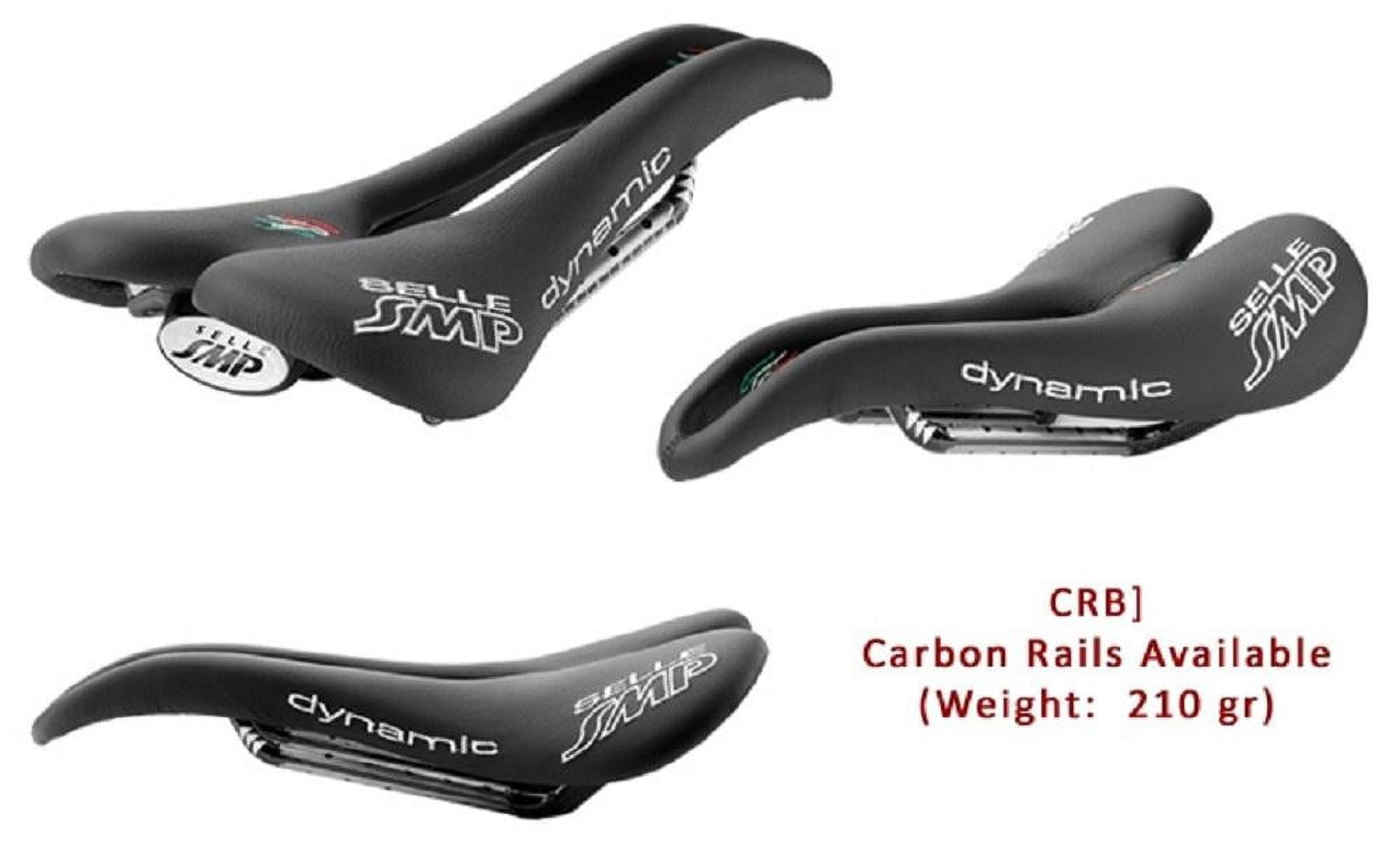 Selle SMP Dynamic Pro Saddle - Black / Carbon Rails - Walmart.com