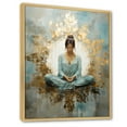 thumbnail image 2 of Designart "Meditative Zen Position I" Meditation Floater Framed Canvas Prints, 2 of 5