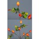 thumbnail image 4 of (1 rama/fruta naranja-roja-rosa especificaciones: aproximadamente 56 cm de largo 1 rama/7 frutas) Flor falsa de plástico de rama de fruta simulada, 4 of 5
