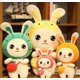 thumbnail image 2 of Bunny Plush Cute Strawberry Bunny Stuffed Animal 12inch,Pink Bunny Pillow,Strawberry Rabbit with Backpack,Soft Bunny Doll for Boys and Girls, 2 of 4
