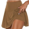 thumbnail image 1 of Joefnel Falda de tenis plisada elástica atlética activa para mujer para correr, golf y entrenamiento, 1 of 4