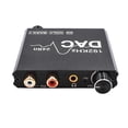 thumbnail image 4 of Audio Digital to Analog Audio Converter 192kHz 24bit DAC Converter Optical Coaxial Input  3.5mm Audio Output Adapter, 4 of 7