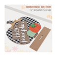 thumbnail image 5 of Fall Decor, Wooden Pumpkin Sign For Table, Fireplace And Desk Decor Farmhouse Fall Decorations For, 5 of 5