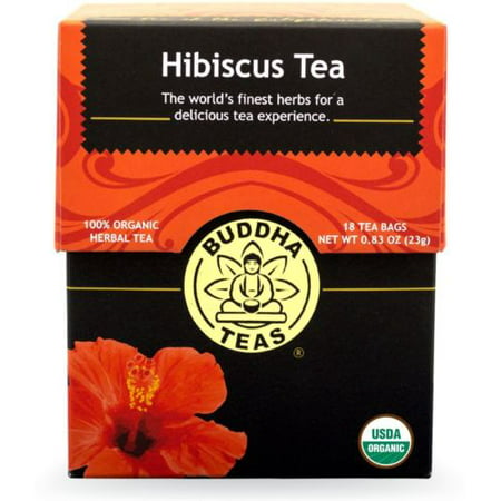 Buddha Teas Hibiscus Tea, 18 Ct