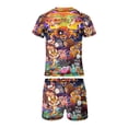 thumbnail image 6 of Kirby Boys Two Piece Rash Guard Swimsuits Kids Short Sleeve Swimwear Sets Bathing Suit, 6 of 7