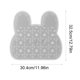 thumbnail image 3 of Alfombrilla antideslizante de silicona para depuradores de pies – Limpiador exfoliante de spa limpiador de pies, base de succión, uso sin manos en baño, 3 of 6