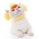 thumbnail image 3 of Disfraz de mascota para gatos, cubierta para cabeza de gatito, vestido con orejas, abeja, pingüino, pato, conejo, trajes de animales oso de fresa Juguete, 3 of 4