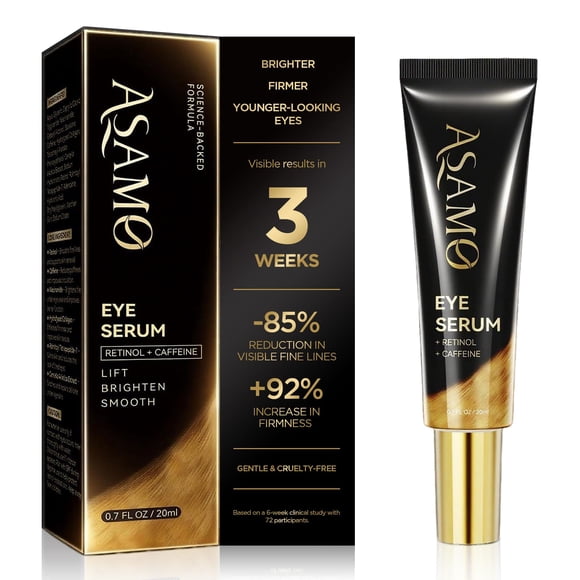 Sérum para ojos ASAMO con retinol y colágeno vegano 20 ml