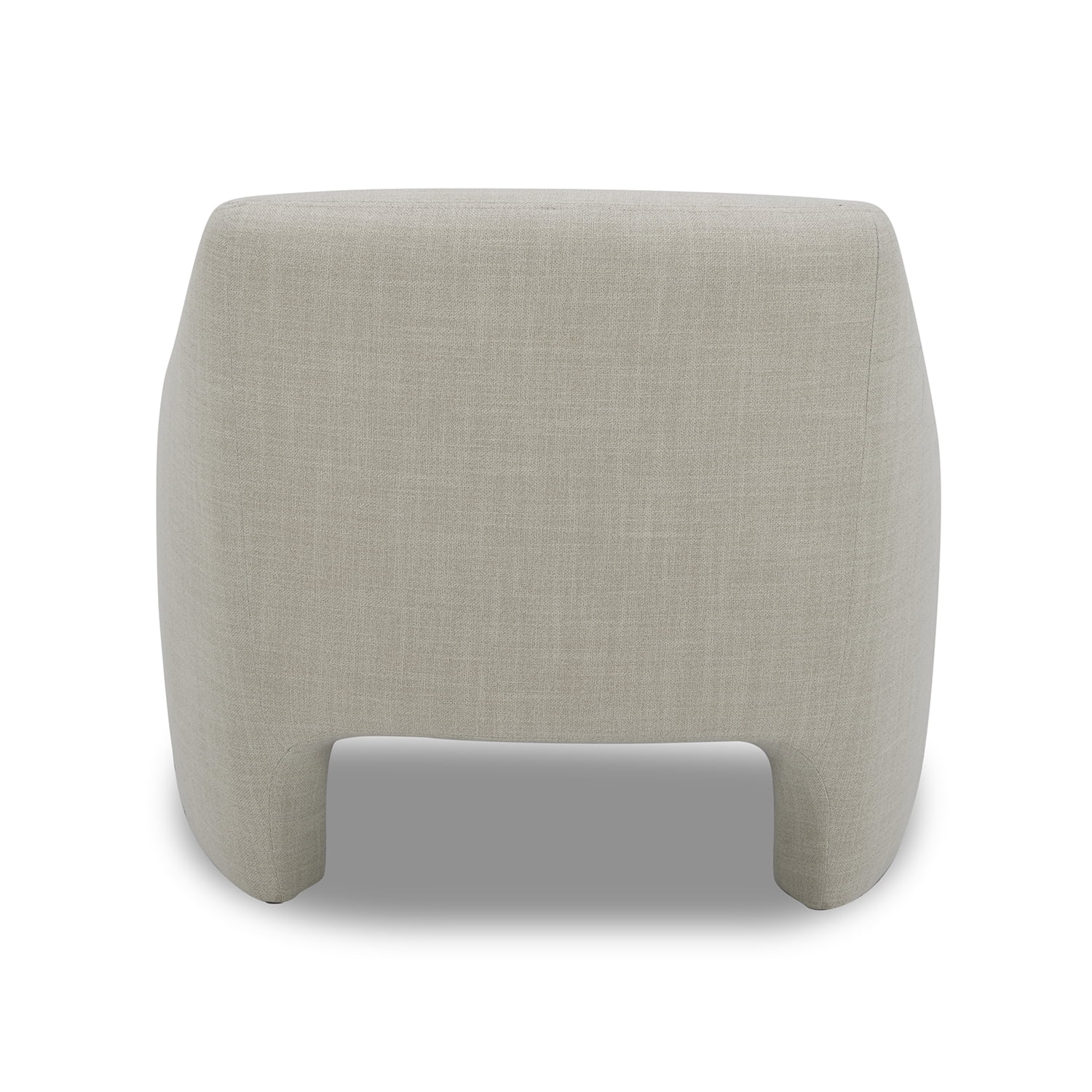 Better Homes & Gardens Emerson Curvy Accent Chair, Cream Linen