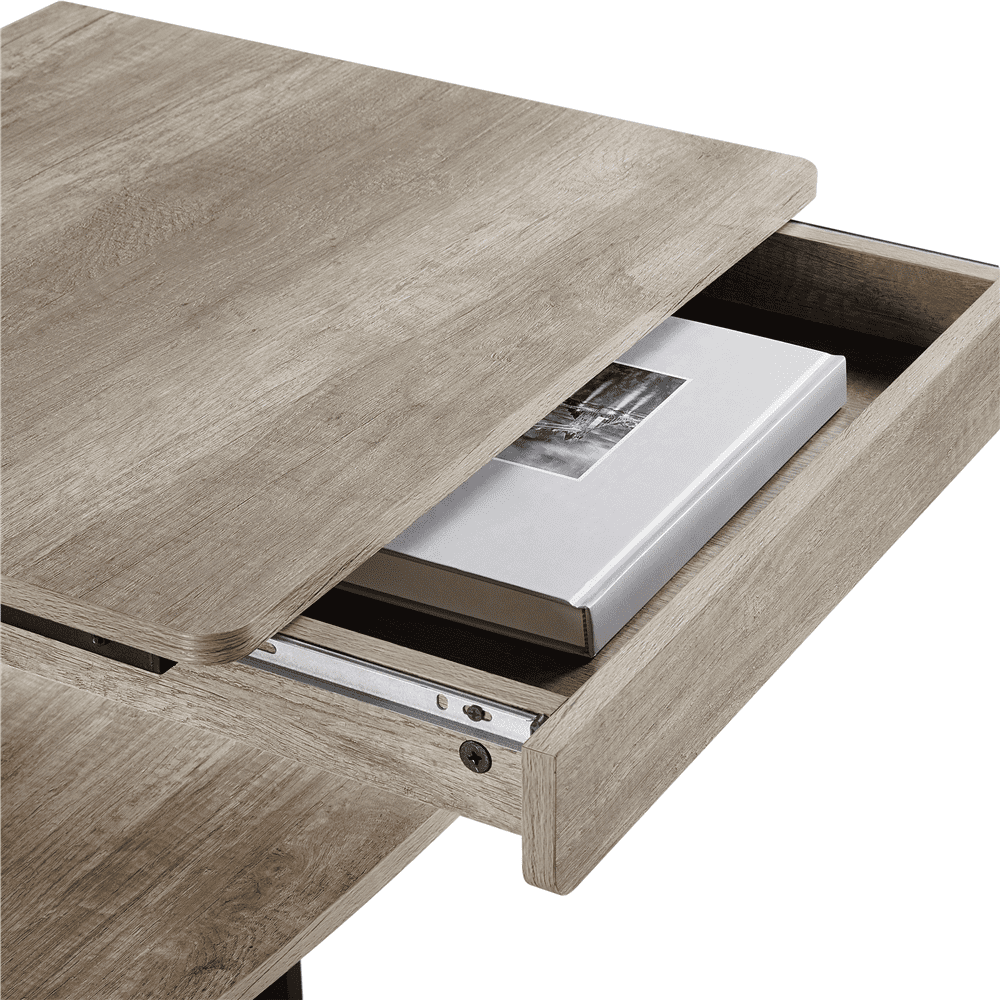 Renwick Laptop Desk Table Bedside Computer Table Student Desk , Gray