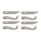 thumbnail image 1 of Cuchilla para máquina remalladora, 8 piezas Cuchilla resistente para remalladora Cuchillas para máquina de coser Logre más, 1 of 12