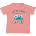 thumbnail image 3 of Inktastic Life's Better in a Camper Girls Toddler T-Shirt, 3 of 5