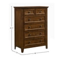 thumbnail image 2 of Intercon Furniture San Mateo Youth 5-Drawer Chest Tuscan, 2 of 3