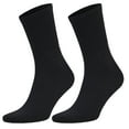 thumbnail image 3 of 6 Pairs Women’s Tennis Crew Socks Cotton Extra Thin Breathable Socks (Size 9-11, Shoe 5-10) - Style 5, 3 of 5
