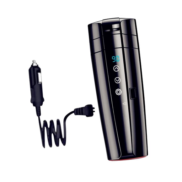 12V 24V Car Kettle Boiler Temperature Display Warmer Touch Enabled Heated Water Soledad Caldera de coche
