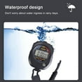 thumbnail image 4 of 2 Packs Sports Stopwatch with Dual Memory 1/100 Second Accuracy Digital Timer for Training Competition Fitness Alarm Clock Calendar Large Display, 4 of 7