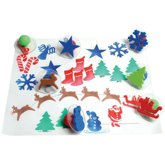 Ready2Learnâ„¢ Giant Stampers, Christmas, 10/pkg