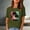 Army Green, variant on Aloohaidyvio Tops for Women Fashion Woman Print Round-Neck Short Sleeve T-Shirt Printing Loose Blouse Tops