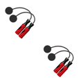 thumbnail image 2 of Eigraketly Cuerda de saltar sin cuerda ajustable Inalámbrico Recuento inalámbrico Saltar Fitness ponderado negro 2piezas Eigraketly CBP065961, 2 of 6