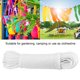 thumbnail image 5 of Domary CUERDA DE NYLON CORDÓN ADECUADO PARA JARDÍN CAMPING AL AIRE LIBRE 20M AZUL, 5 of 7