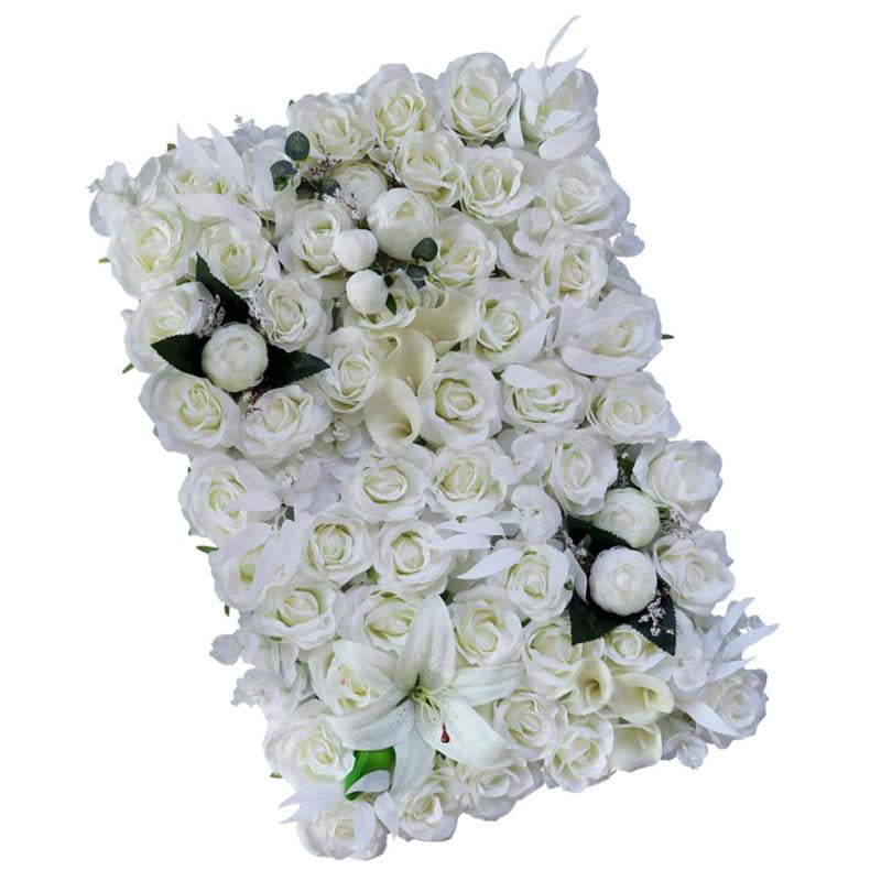 Artificial Flowers Wall Panels Wedding Venue Background Backdrop Wall Decor 