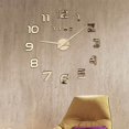 thumbnail image 1 of Nuevo reloj de pared luminoso reloj grande Horloge 3D DIY espejo acrílico pegatinas cuarzo Duvar Saat Klock moderno mudo Tan Jianjun unisex, 1 of 2