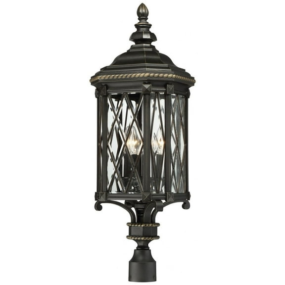Minka Lavery - Bexley Manor - 4 Light Outdoor Post Lantern in Traditional Style