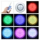 thumbnail image 2 of lámpara de piscina AC12V 45W LED RGB Luces de piscina 7 Cambio de color Lámpara subacuática IP68 Luz de piscina impermeable con control remoto Romacci lámpara de piscina, 2 of 7
