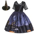 thumbnail image 1 of LOVZFMLL Robe de Fille de Noël Mignonne en Maille de Cerf Robe de Danse pour Enfants, 1 of 8