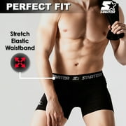 Starter Men’s and Big Men’s Active Performance Boxer Briefs, 6-Pack, Sizes S-5X