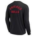 thumbnail image 3 of Unisex Fanatics Black Chicago Bulls Elements Super Soft Long Sleeve T-Shirt, 3 of 3