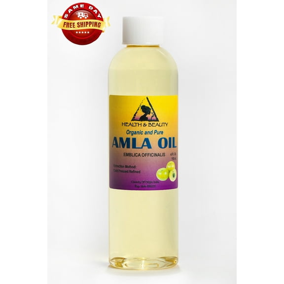 Amla / Gooseberry Seed Oil Refined Organic Cold Pressed Natural 100% Pure 4 oz