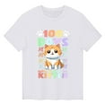 thumbnail image 4 of Youmylove T-Shirts For Teen Kids Girls Child Short Sleeve Printed T-Shirt Trendy Baby Tee Tops Cute Dailywear, 4 of 4