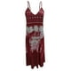 thumbnail image 4 of Vestido largo HUOGUO Fashion para mujer, verano, cuello en V, 4 of 4