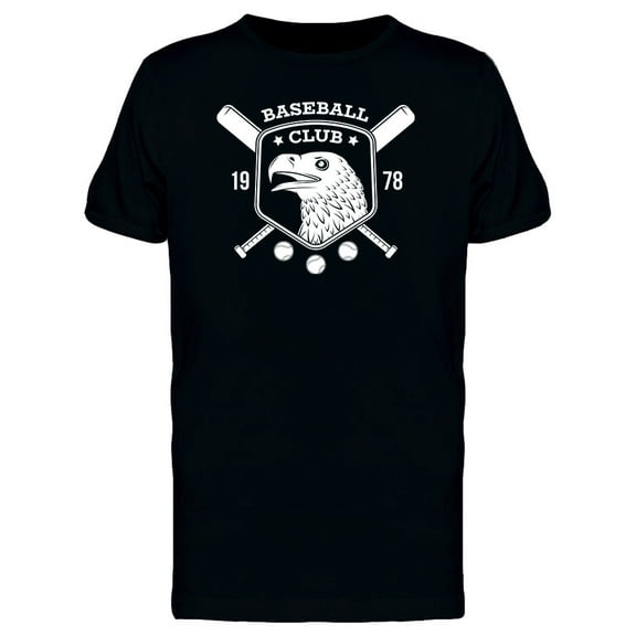 Crossed Eagle Baseball Team T-Shirt Men -Image by Shutterstock, Male 3X-Large