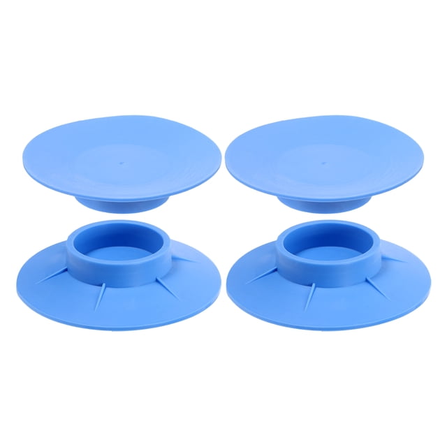 GOOHOCHY 4Ud Soportes Antivibración Para En Goma Azul Con Fijación Antimovimiento