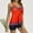 Orange, variant on Runfenguu Swimsuit Bikini Swimsuit Womenwomen'S Printing Suspenders Swimsuit Smock Soft Fashion Bikinis Sets