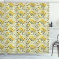 thumbnail image 1 of Ambesonne Floral Shower Curtain, Blooming Petals Snowy Scene, 69"Wx84"L, Multicolor, 1 of 3