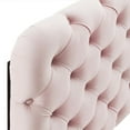 thumbnail image 3 of Lizzy Tufted Full/Queen Performance Velvet Headboard - Pink, 3 of 4