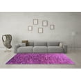 thumbnail image 3 of Ahgly Company Indoor Rectangle Abstract Purple Contemporary Area Rugs, 4' x 6', 3 of 4