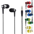 thumbnail image 2 of Auriculares estéreo deportivos de plástico con graves potentes para caminar, color rojo, 2 of 5