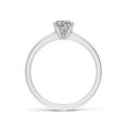 thumbnail image 2 of ANGARA Natural 1 Ct. Diamond Solitaire Engagement Ring in 14K White Gold for Women (Ring Size: 6), 2 of 10