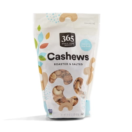365 EVERYDAY VALUE, CASHEWS, ROASTED & SALTED